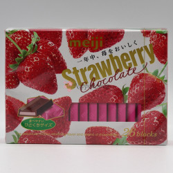 Meiji Hitokuchi Strawberry Chocolate