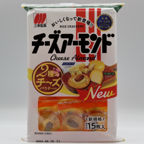 Cheese Almond Senbei