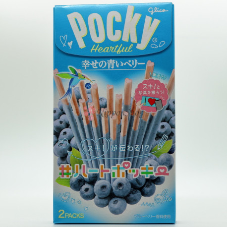 Pocky Heartful - Blueberry