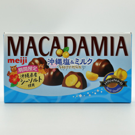 meiji MACADAMIA chocolates - Salty Milk