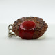 Food Sample Key Holder - HAMBURG STEAK