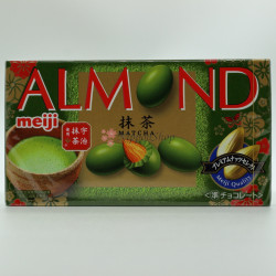 meiji ALMOND chocolates - Uji Matcha