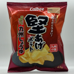 Calbee Kataage Potato Chips - Kyushu Shoyu