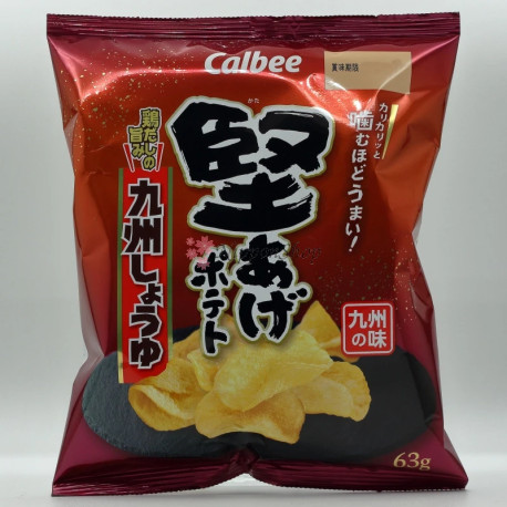 Calbee Kataage Potato Chips - Kyushu Shoyu - 2