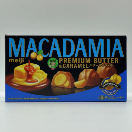 meiji MACADAMIA chocolates - Premium Butter & Caramel - 1